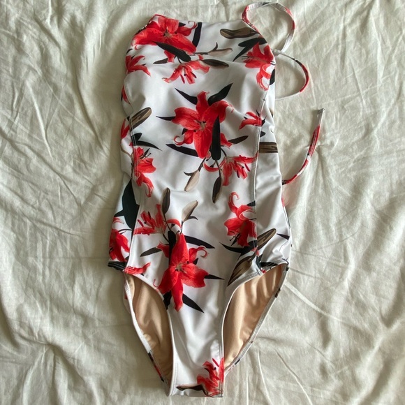 Albion Other - Albion fit floral one piece swim suit